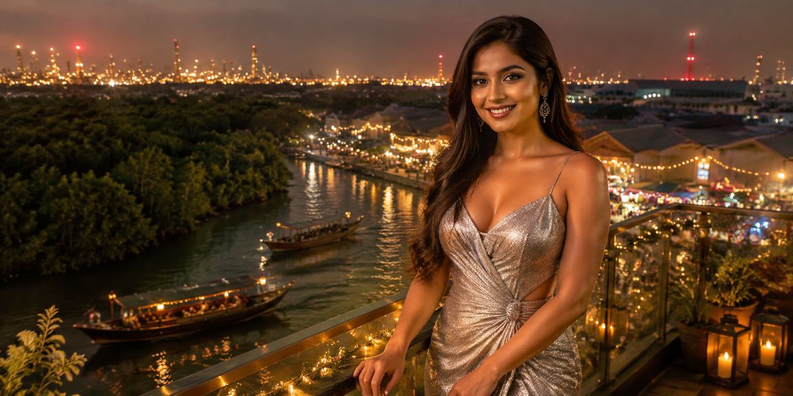 সুন্দরবন এলাকা নাইট মার্কেটে স্পোর্টস বেটিং এর দৃশ্য